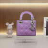 Túi Xách Đeo Chéo Lady Dior Màu Tím Da Lambskin Hàng Hiệu TR047 2026