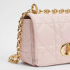 Túi Xách Đeo Chéo Dior Size 20 Hồng Da Bê Chính Hãng DR057 2026
