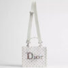 Túi Xách Nữ Hàng Hiệu Dior Trắng Thêu Hoa Nhí Chính Hãng DR058 2026
