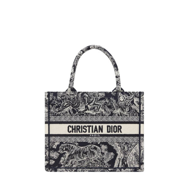 Túi Xách Dior Book Tote Mini Họa Tiết Thổ Cẩm Hàng Hiệu DR059