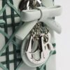 Túi Xách Đeo Chéo Dior Xanh Ngọc Da Bê Cannage Auth DR064 2026