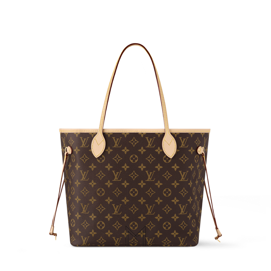 Túi Xách Nữ Đựng Đồ LV Neverfull Màu Nâu Monogram Authentic CC007 2026 Túi Xách Nữ Đựng Đồ LV Neverfull Màu Nâu Monogram Authentic CC007 2026