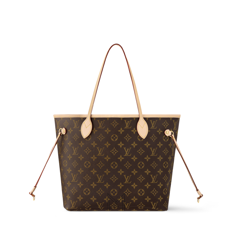 Túi Xách Nữ Đựng Đồ LV Neverfull Màu Nâu Monogram Authentic CC007 2026 Túi Xách Nữ Đựng Đồ LV Neverfull Màu Nâu Monogram Authentic CC007 2026