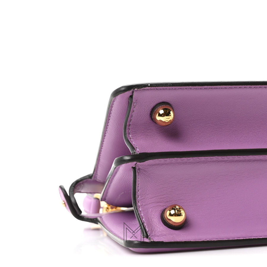 Túi Fendi Peekaboo màu tím da bê chính hãng TFD3 2026 Túi Fendi Peekaboo màu tím da bê chính hãng TFD3 2026