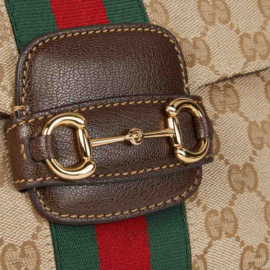 Túi Gucci 1955 màu be hoạ tiết GG authentic NTG038 2026 Túi Gucci 1955 màu be hoạ tiết GG authentic NTG038 2026