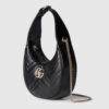 Túi Gucci dáng bầu màu đen logo bạc chính hãng NTG034 2026 Túi Gucci dáng bầu màu đen logo bạc chính hãng NTG034 2026