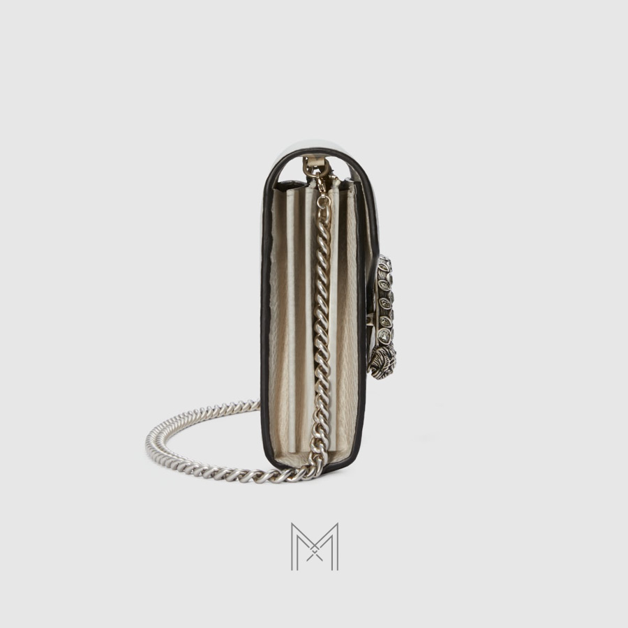 Túi Gucci đầu rồng size 20 màu trắng authentic NTG029 2026 Túi Gucci đầu rồng size 20 màu trắng authentic NTG029 2026