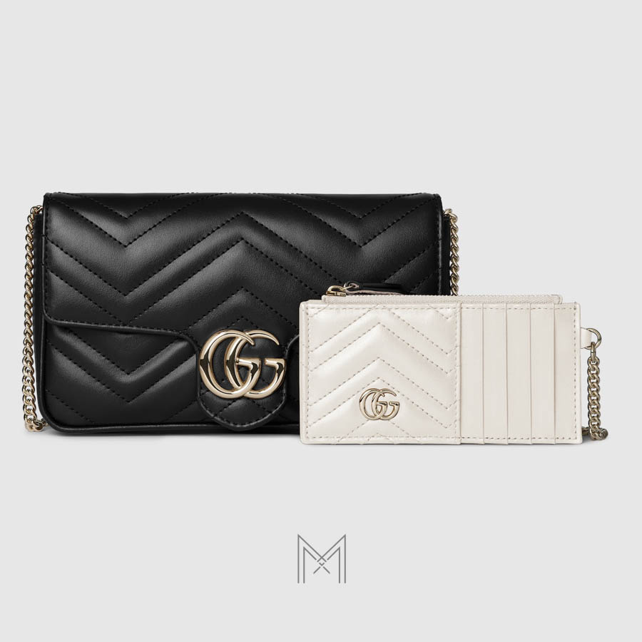Túi Gucci màu đen dây xích chính hãng NTG027 2026 Túi Gucci màu đen dây xích chính hãng NTG027 2026