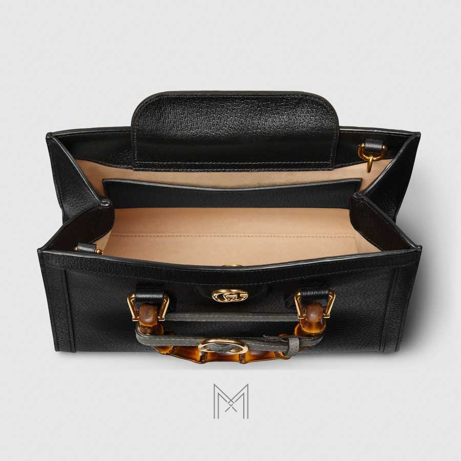 Túi Gucci Diana màu đen logo vàng chính hãng NTG031 2026 Túi Gucci Diana màu đen logo vàng chính hãng NTG031 2026