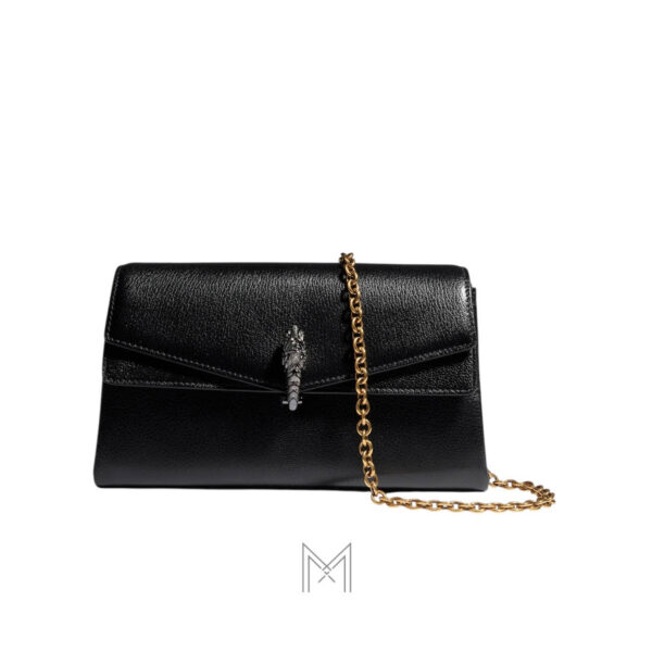 Túi Gucci Dionysus màu đen dây vàng authentic NTG030