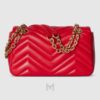 Túi Gucci màu đỏ dây xích vàng chính hãng NTG040 2026 Túi Gucci màu đỏ dây xích vàng chính hãng NTG040 2026