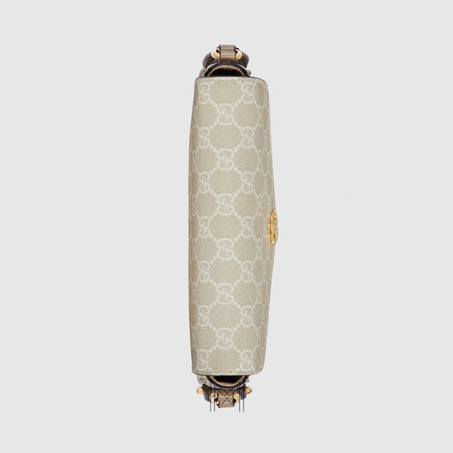 Túi Gucci đựng điện thoại màu be hoạ tiết authentic NTG026 2026 Túi Gucci đựng điện thoại màu be hoạ tiết authentic NTG026 2026