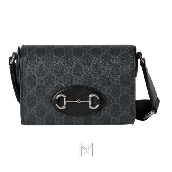 Túi Gucci Horsebit 1955 mini màu đen Authentic NTG023