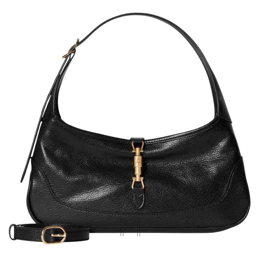Túi Gucci Jackie 1961 màu đen khoá vàng authentic NTG022 2026 Túi Gucci Jackie 1961 màu đen khoá vàng authentic NTG022 2026
