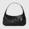 Túi Gucci Jackie 1961 màu đen khoá vàng authentic NTG022 2026 Túi Gucci Jackie 1961 màu đen khoá vàng authentic NTG022 2026