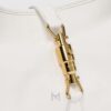 Túi kẹp nách Gucci màu trắng khoá vàng chính hãng NTG039 2026 Túi kẹp nách Gucci màu trắng khoá vàng chính hãng NTG039 2026