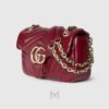 Túi Gucci Marmont size 22 màu đỏ rượu authentic NTG021 2026