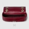 Túi Gucci Marmont size 22 màu đỏ rượu authentic NTG021 2026