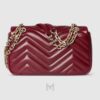 Túi Gucci Marmont size 22 màu đỏ rượu authentic NTG021 2026