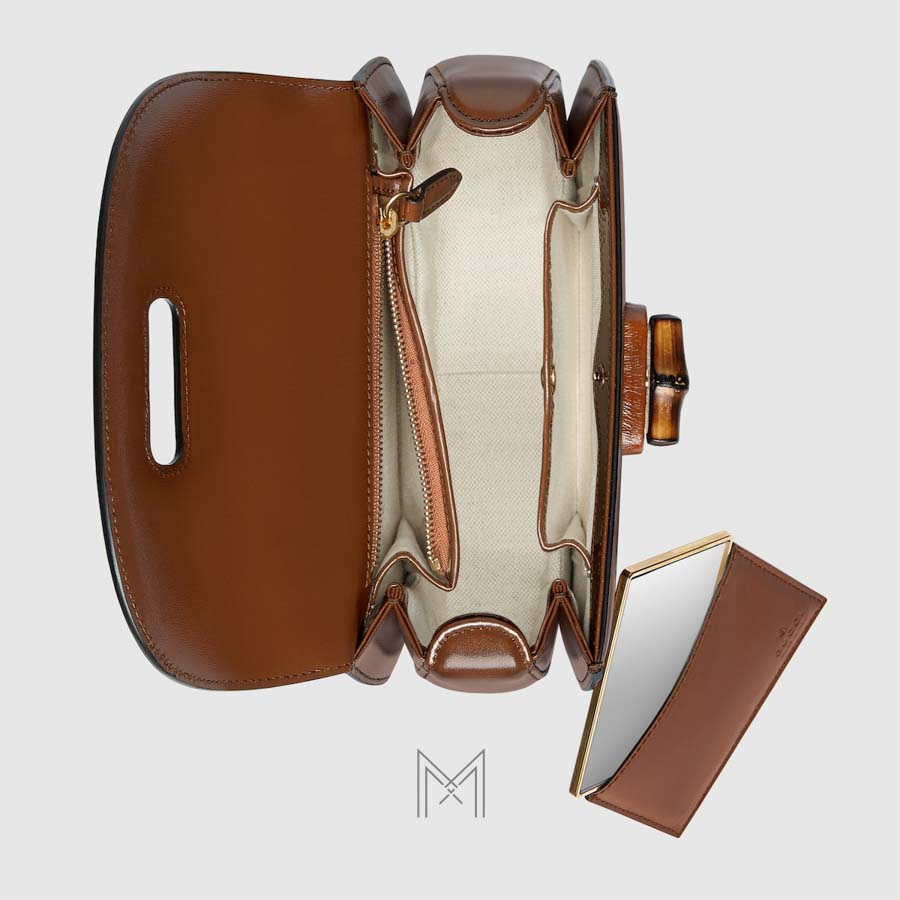 Túi xách Gucci màu nâu da trơn authentic NTG020 2026 Túi xách Gucci màu nâu da trơn authentic NTG020 2026