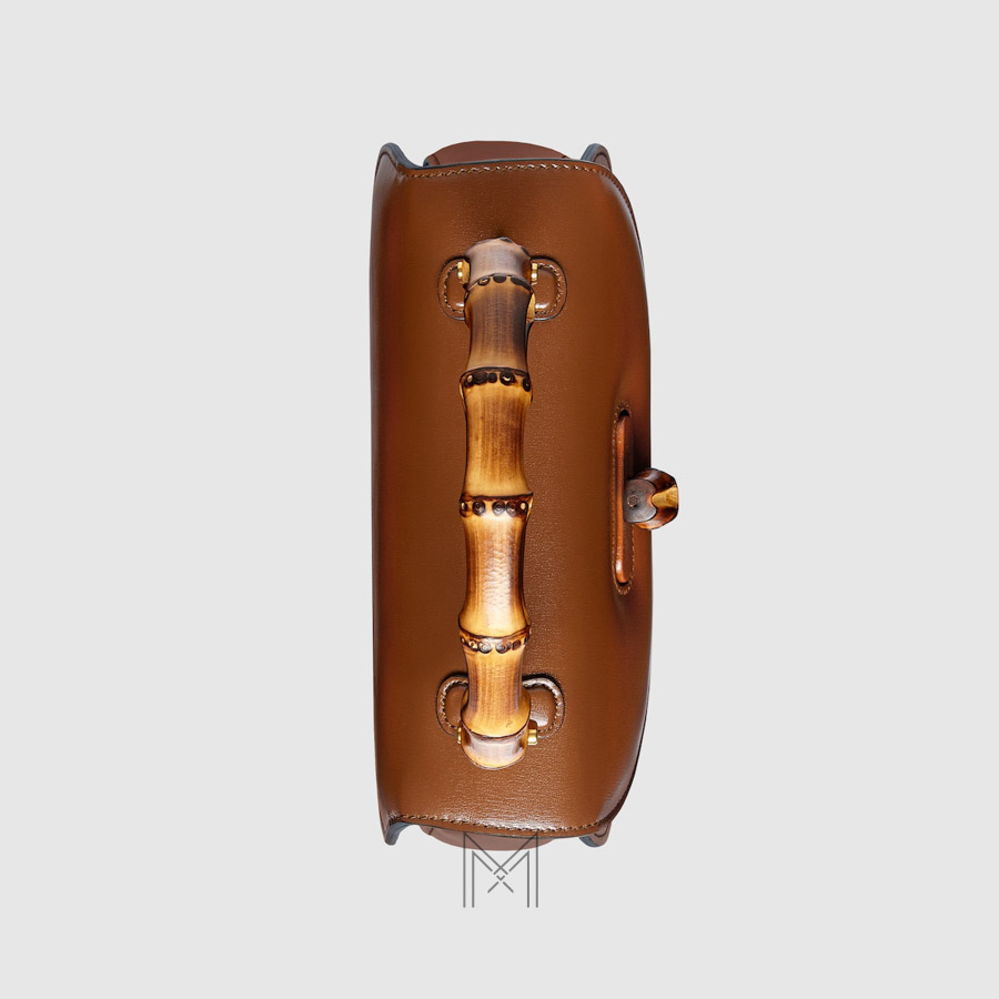 Túi xách Gucci màu nâu da trơn authentic NTG020 2026 Túi xách Gucci màu nâu da trơn authentic NTG020 2026