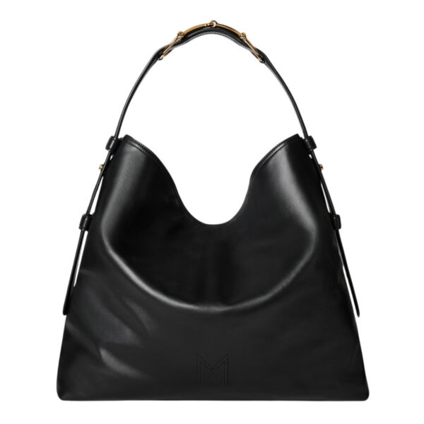 Túi xách Gucci nữ màu đen khoá vàng authentic NTG019