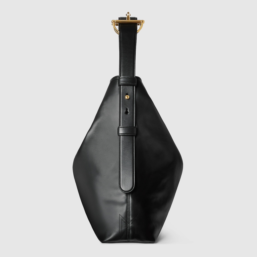 Túi xách Gucci nữ màu đen khoá vàng authentic NTG019 2026 Túi xách Gucci nữ màu đen khoá vàng authentic NTG019 2026