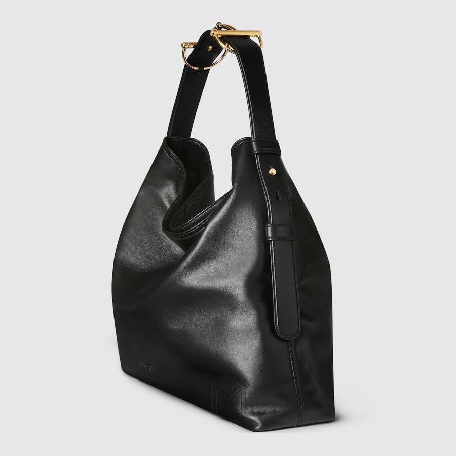 Túi xách Gucci nữ màu đen khoá vàng authentic NTG019 2026 Túi xách Gucci nữ màu đen khoá vàng authentic NTG019 2026
