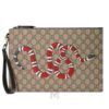 Túi cầm tay Gucci hoạ tiết rắn màu be chính hãng NTG015 2026 Túi cầm tay Gucci hoạ tiết rắn màu be chính hãng NTG015 2026