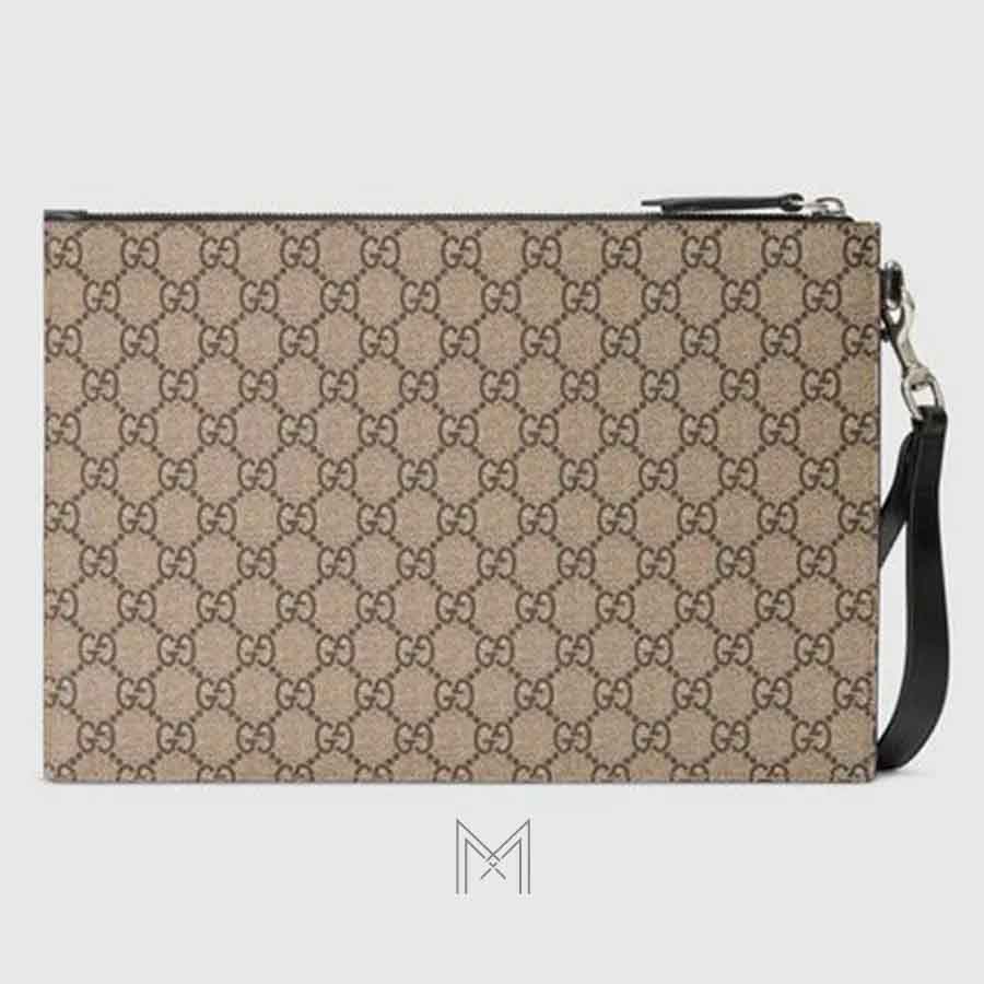 Túi cầm tay Gucci hoạ tiết rắn màu be chính hãng NTG015 2026 Túi cầm tay Gucci hoạ tiết rắn màu be chính hãng NTG015 2026