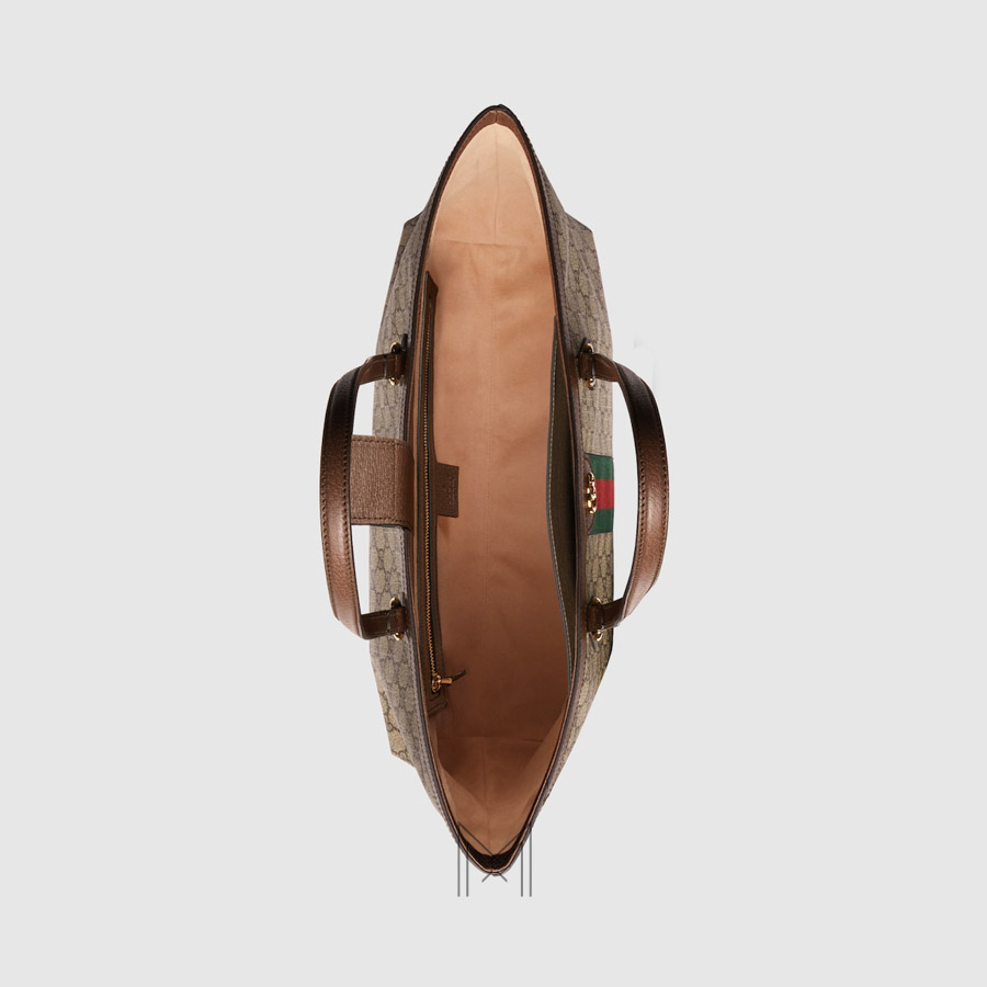Túi xách Gucci sọc phối hoạ tiết GG chính hãng NTG012 2026 Túi xách Gucci sọc phối hoạ tiết GG chính hãng NTG012 2026