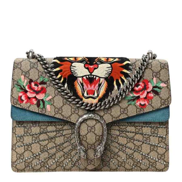 Túi Gucci Tiger hoạ tiết GG chính hãng NTG009