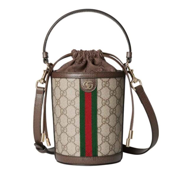 Túi Gucci tròn hoạ tết monogram chính hãng NTG006