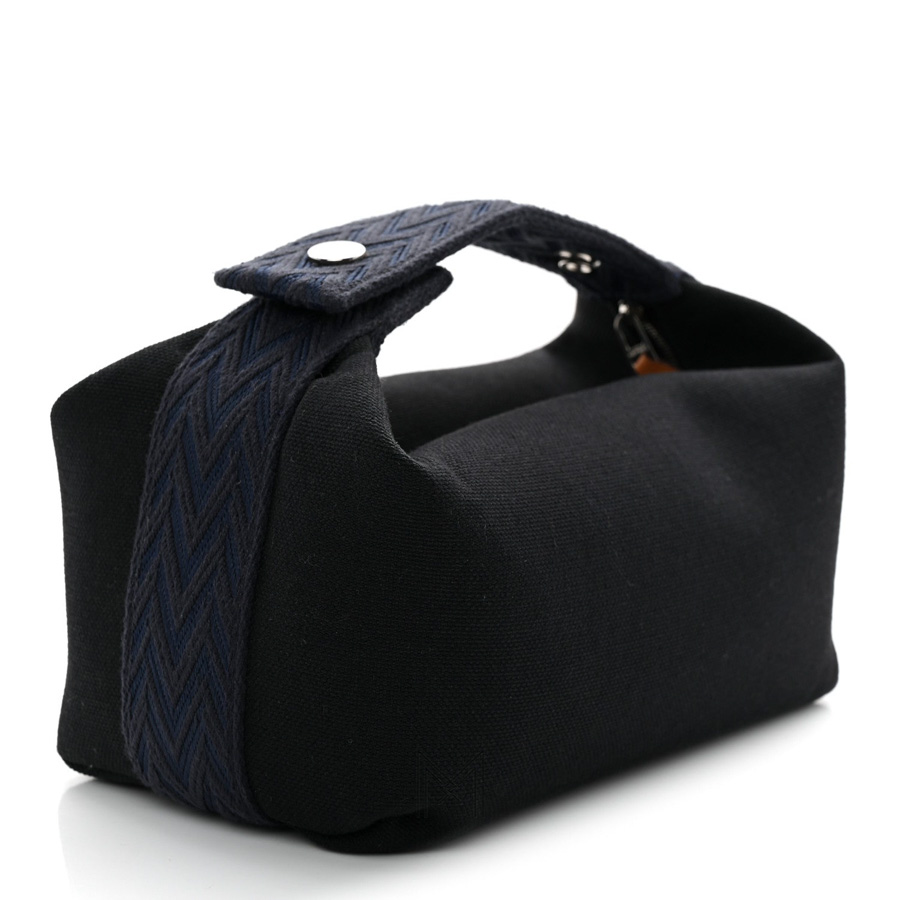 Túi HERMES Canvas Small Bride-A-Brac màu đen authentic THM06 2026 Túi HERMES Canvas Small Bride-A-Brac màu đen authentic THM06 2026