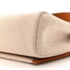 Túi Hermes mini Herbag Zip màu be canvas phối da nâu chính hãng THM16 2026 Túi Hermes mini Herbag Zip màu be canvas phối da nâu chính hãng THM16 2026