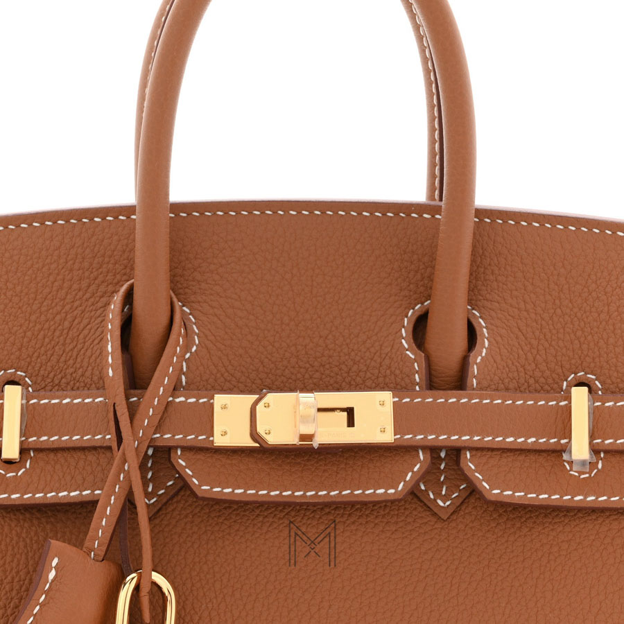 Túi xách HERMES nâu Togo Birkin 25 authentic THM17 2026 Túi xách HERMES nâu Togo Birkin 25 authentic THM17 2026
