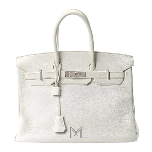 Túi Hermes Trắng Togo Birkin 35 chính hãng THM22