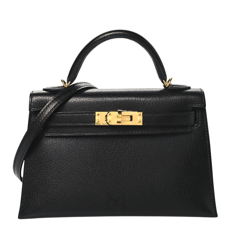 Túi HM sz 20 HERMES Chevre Chamkila Kelly Sellier màu đen chính hãng THM28 2026 Túi HM sz 20 HERMES Chevre Chamkila Kelly Sellier màu đen chính hãng THM28 2026
