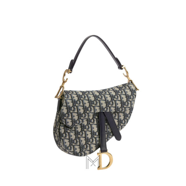 Túi Kẹp Nách Dior Saddle Họa Tiết Dior Oblique Chính Hãng DR068