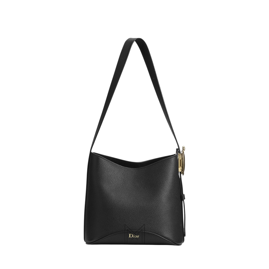 Túi Kẹp Nách Dior Màu Đen Sần Chính Hãng DR067 2026 Túi Kẹp Nách Dior Màu Đen Sần Chính Hãng DR067 2026