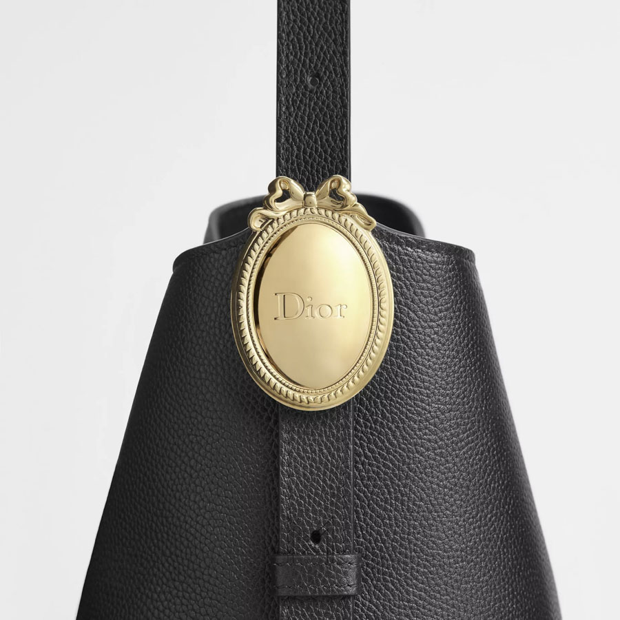Túi Kẹp Nách Dior Màu Đen Sần Chính Hãng DR067 2026 Túi Kẹp Nách Dior Màu Đen Sần Chính Hãng DR067 2026