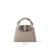 Túi Xách Louis Vuitton Capucines Da Rắn Phối Màu Be Chính Hãng CC 014 2026 Túi Xách Louis Vuitton Capucines Da Rắn Phối Màu Be Chính Hãng CC 014 2026