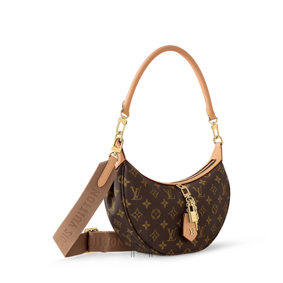 Túi Xách LV Dây Bản To Màu Nâu Monogram Canvas Phối Da Vachetta Auth CC 015 2026 Túi Xách LV Dây Bản To Màu Nâu Monogram Canvas Phối Da Vachetta Auth CC 015 2026
