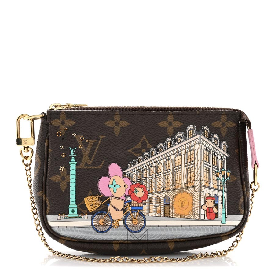 Túi Đeo Chéo Louis Vuitton Nâu Họa Tiết Vivienne Chính Hãng LV 389 2026 Túi Đeo Chéo Louis Vuitton Nâu Họa Tiết Vivienne Chính Hãng LV 389 2026