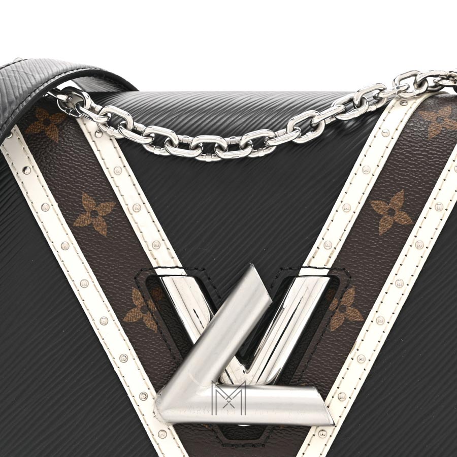 Túi Xách Đeo Chéo LV Twist Khóa Xoay Màu Đen Da Epi Viền Monogram Chính Hãng CC024 2026 Túi Xách Đeo Chéo LV Twist Khóa Xoay Màu Đen Da Epi Viền Monogram Chính Hãng CC024 2026