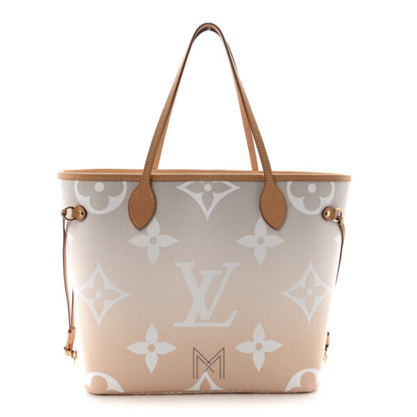 Túi Xách Tote LV Loang Màu Neverfull Monogram Chính Hãng CC025