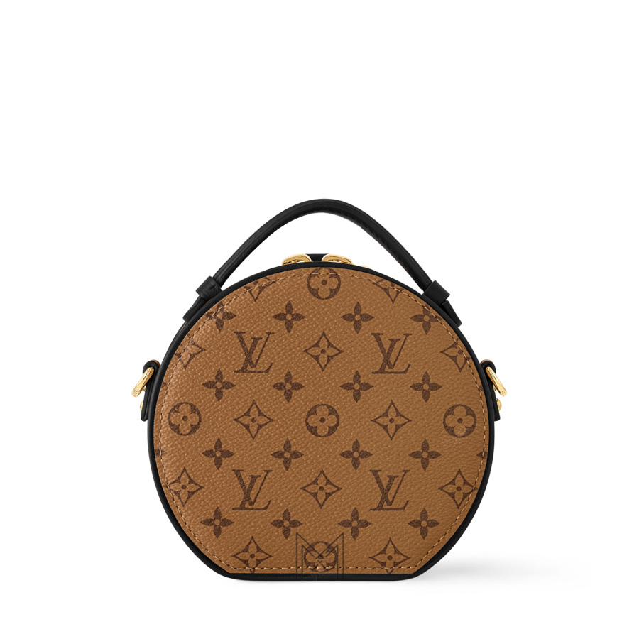 Túi Xách Đeo Chéo LV Mini Màu Nâu Viền Đen Monogram LV397 2026 Túi Xách Đeo Chéo LV Mini Màu Nâu Viền Đen Monogram LV397 2026