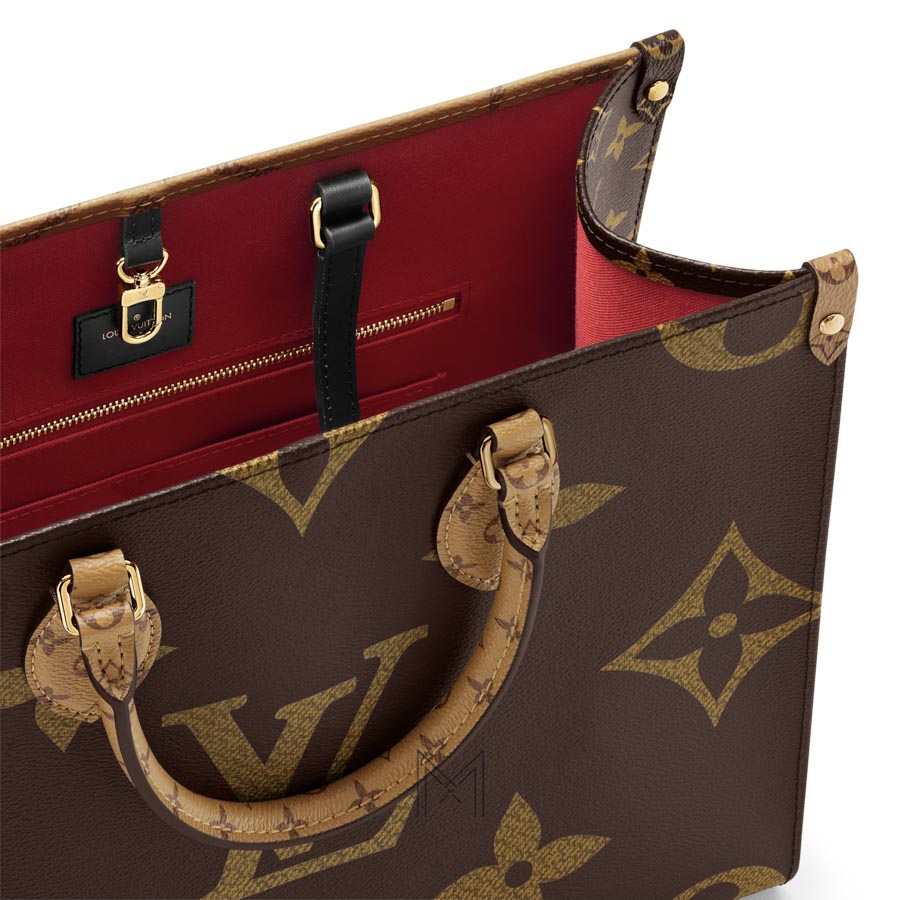 Túi Xách LV Màu Nâu Monogram Canvas Onthego Chính Hãng LV 1422 2026 Túi Xách LV Màu Nâu Monogram Canvas Onthego Chính Hãng LV 1422 2026
