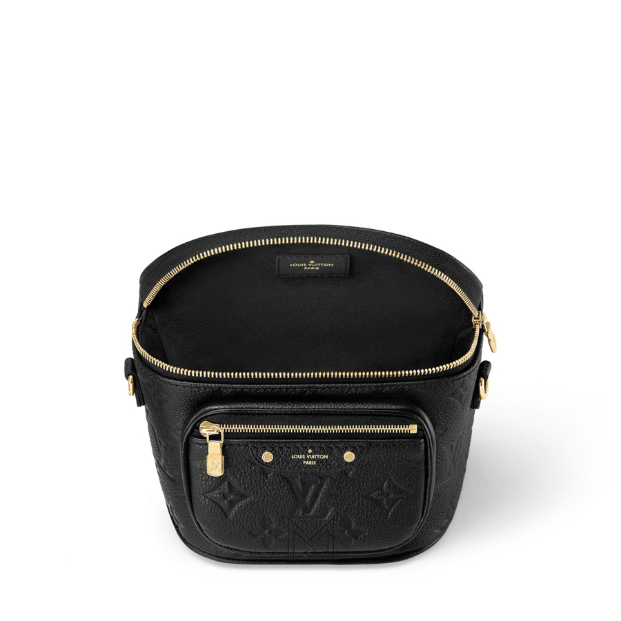 Túi Đeo Chéo LV Nắp Đen Da Sần Monogram Authentic LV 2111 2026 Túi Đeo Chéo LV Nắp Đen Da Sần Monogram Authentic LV 2111 2026