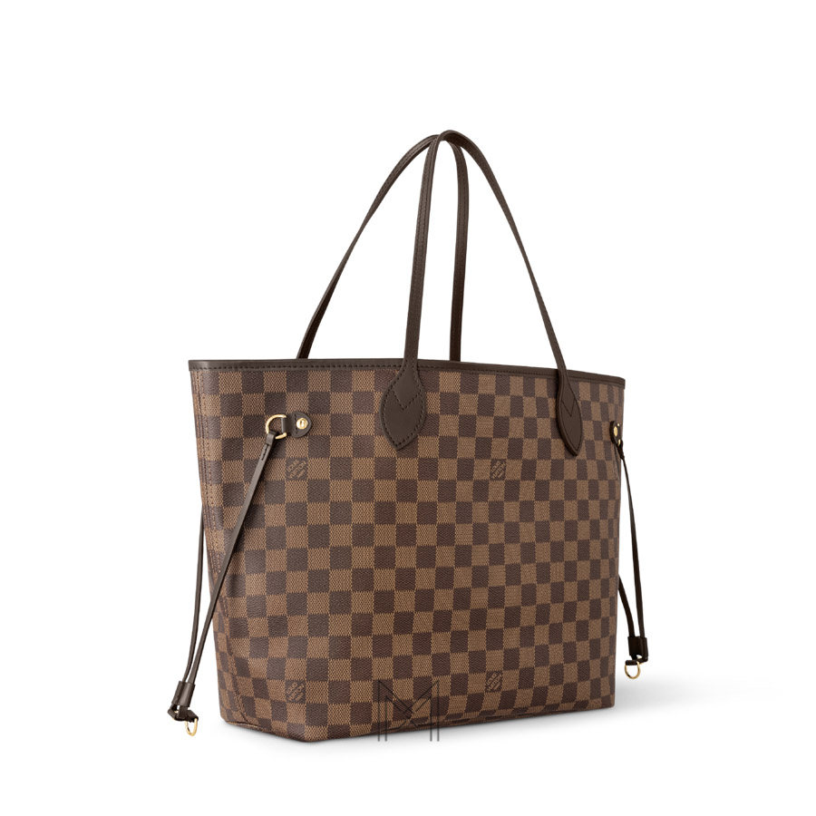 Túi Xách LV Neverfull Màu Nâu Damier Canvas Chính Hãng LV373 2026 Túi Xách LV Neverfull Màu Nâu Damier Canvas Chính Hãng LV373 2026
